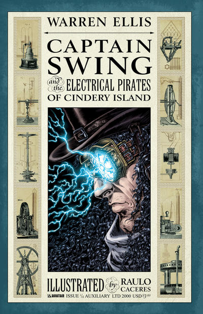 Cover for Captain Swing and the Electrical Pirates of Cindery Island (Avatar Press, 2010 series) #1 [Auxiliary]
