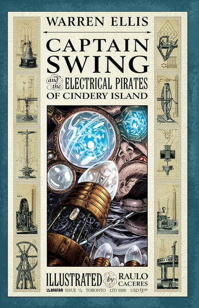Cover for Captain Swing and the Electrical Pirates of Cindery Island (Avatar Press, 2010 series) #1 [Toronto]