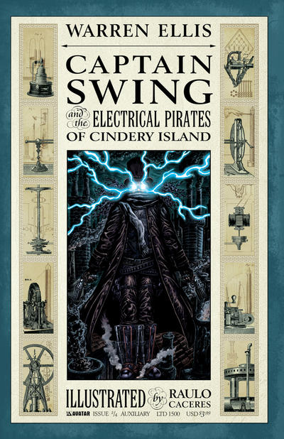 Cover for Captain Swing and the Electrical Pirates of Cindery Island (Avatar Press, 2010 series) #2 [Auxiliary]