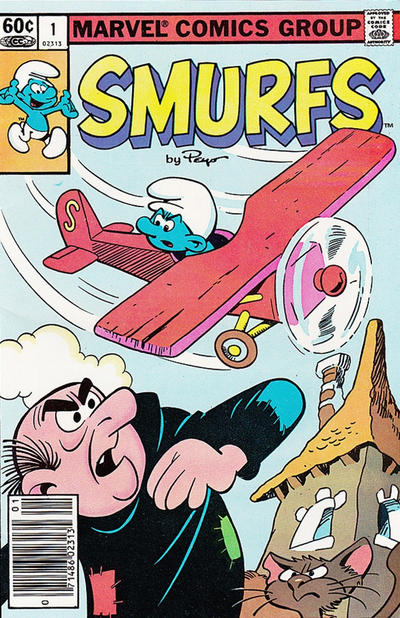 Cover for Smurfs (Marvel, 1982 series) #1 [Newsstand]
