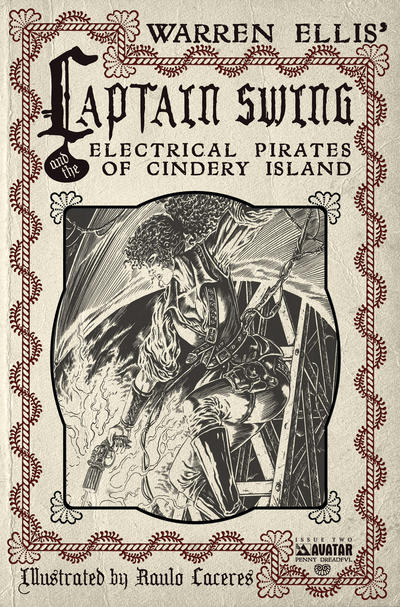 Cover for Captain Swing and the Electrical Pirates of Cindery Island (Avatar Press, 2010 series) #2 [Penny Dreadful]