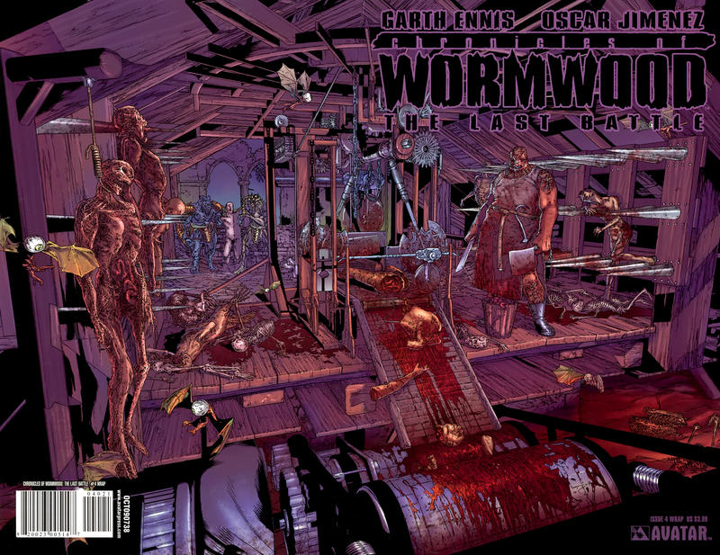 Cover for Chronicles of Wormwood: The Last Battle (Avatar Press, 2009 series) #4 [Wrap]