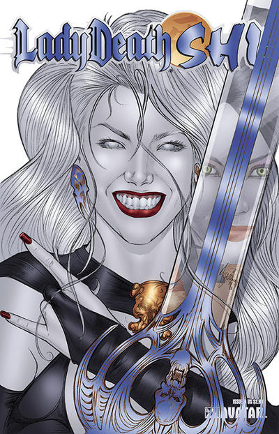 Cover for Lady Death / Shi (Avatar Press, 2007 series) #0 [Royal Blue]