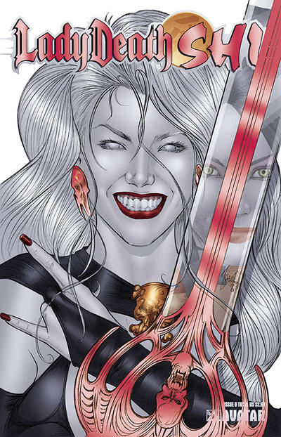 Cover for Lady Death / Shi (Avatar Press, 2007 series) #0 [Ruby Red]