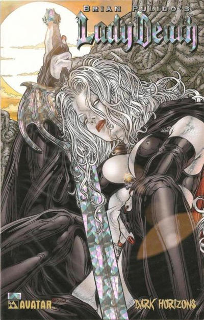 Cover for Brian Pulido's Lady Death: Dark Horizons (Avatar Press, 2006 series) [Prism Foil]