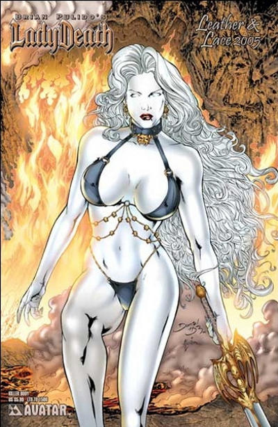 Cover for Brian Pulido's Lady Death Leather & Lace 2005 (Avatar Press, 2005 series) [Killer Body]