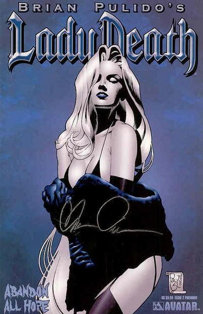 Cover for Brian Pulido's Lady Death: Abandon All Hope (Avatar Press, 2005 series) #2 [Premium]