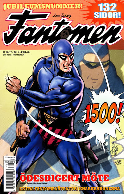 Cover for Fantomen (Egmont, 1997 series) #16-17/2011