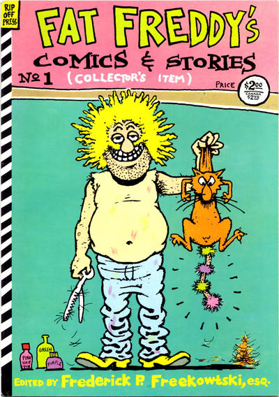 Cover for Fat Freddy's Comics & Stories (Rip Off Press, 1983 series) #1 [2nd print]