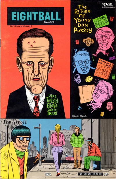 Cover for Eightball (Fantagraphics, 1989 series) #3 [Second Printing]