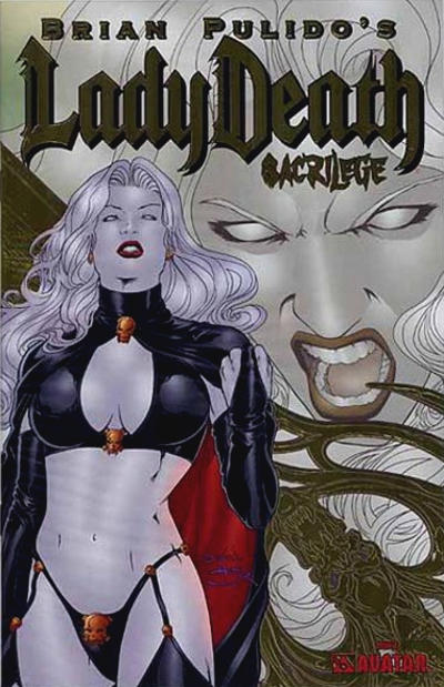 Cover for Brian Pulido's Lady Death: Sacrilege (Avatar Press, 2006 series) #0 [Gold Foil]