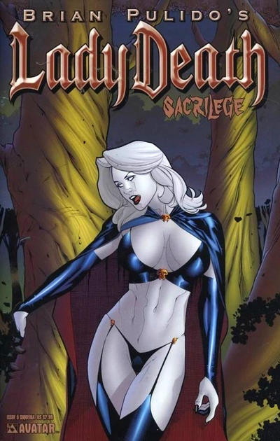 Cover for Brian Pulido's Lady Death: Sacrilege (Avatar Press, 2006 series) #0 [Siqueira]
