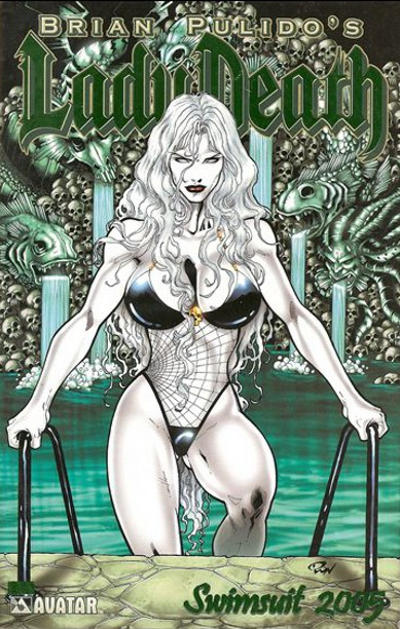 Cover for Brian Pulido's Lady Death: Swimsuit (Avatar Press, 2005 series) #2005 [Emerald Green Foil]