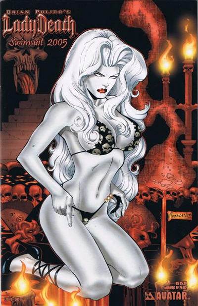 Cover for Brian Pulido's Lady Death: Swimsuit (Avatar Press, 2005 series) #2005 [Moment of Peace]