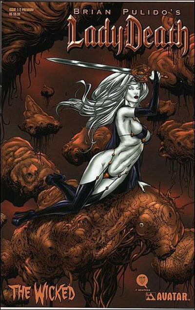 Cover for Lady Death: The Wicked (Avatar Press, 2005 series) #1/2 [Premium]
