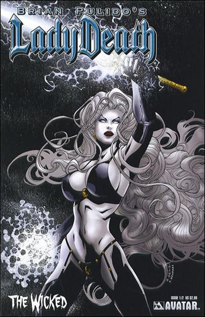 Cover for Lady Death: The Wicked (Avatar Press, 2005 series) #1/2 [Regular]