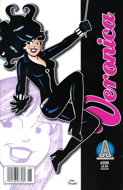 Cover for Veronica (Archie, 1989 series) #206 [Newsstand]