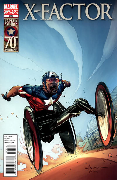 Cover for X-Factor (Marvel, 2006 series) #222 [I Am Captain America Variant]