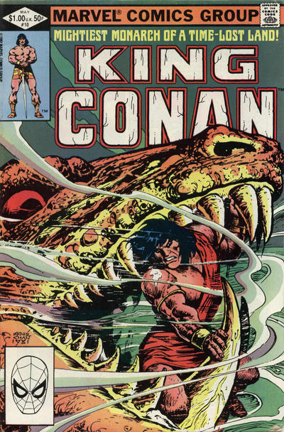 Cover for King Conan (Marvel, 1980 series) #10 [Direct]