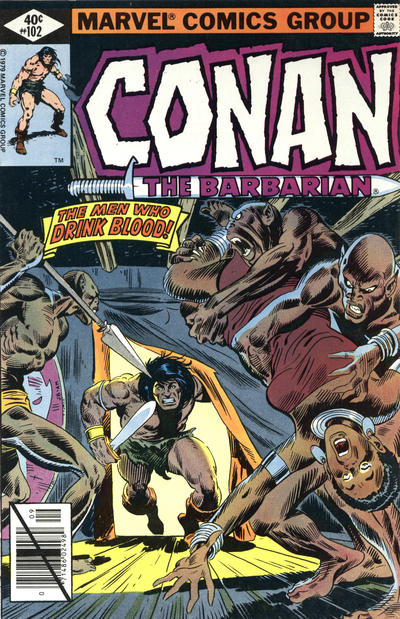 Cover for Conan the Barbarian (Marvel, 1970 series) #102 [Direct]