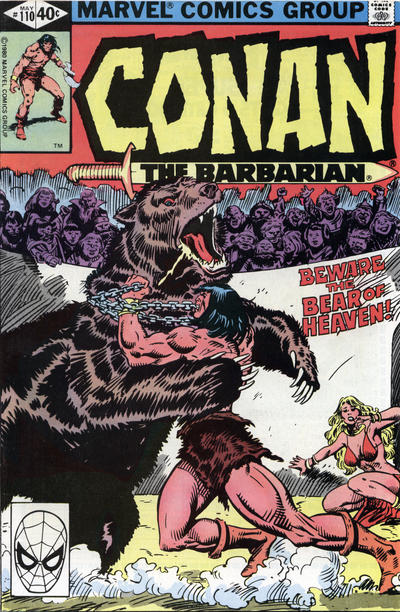 Cover for Conan the Barbarian (Marvel, 1970 series) #110 [Direct]