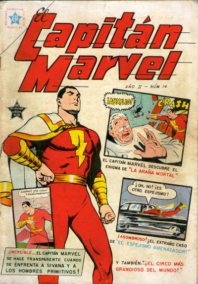 Cover for El Capitan Marvel (Editorial Novaro, 1952 series) #14