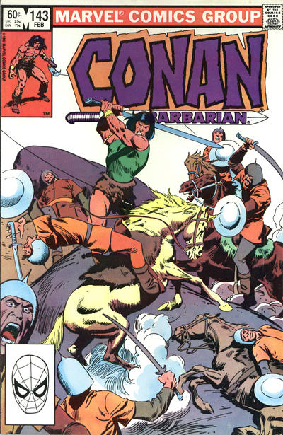 Cover for Conan the Barbarian (Marvel, 1970 series) #143 [Direct]