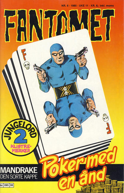 Cover for Fantomet (Semic, 1976 series) #6/1985