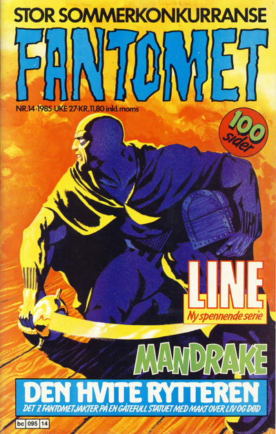 Cover for Fantomet (Semic, 1976 series) #14/1985