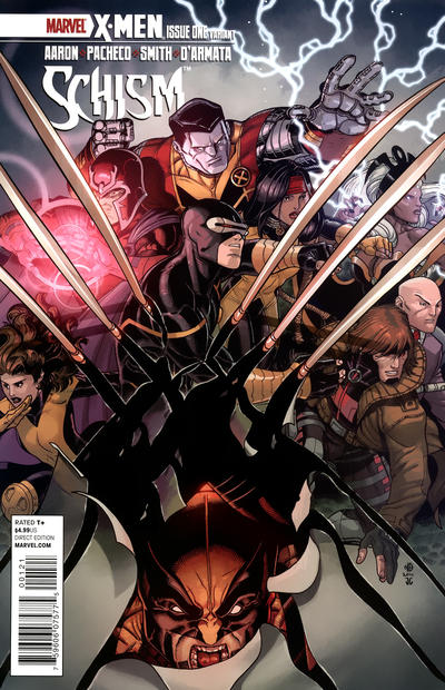 Cover for X-Men: Schism (Marvel, 2011 series) #1 [Nick Bradshaw Variant]