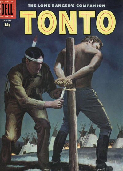 Cover for The Lone Ranger's Companion Tonto (Dell, 1951 series) #30 [15¢]