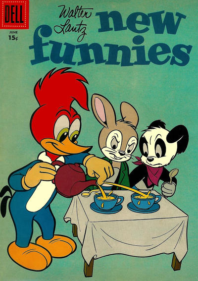 Cover for Walter Lantz New Funnies (Dell, 1946 series) #244 [15¢]