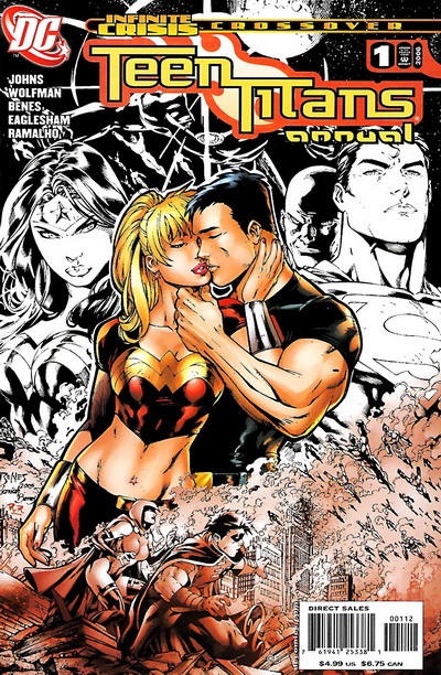 Cover for Teen Titans Annual (DC, 2006 series) #1 [Second Printing]