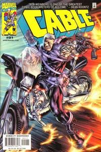 Cover for Cable (Marvel, 1993 series) #91 [Direct Edition]