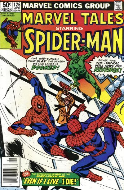 Cover for Marvel Tales (Marvel, 1966 series) #126 [Direct]