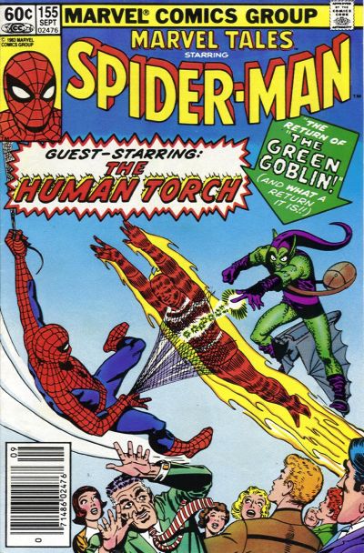 Cover for Marvel Tales (Marvel, 1966 series) #155 [Newsstand]