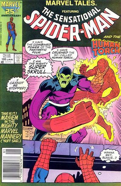 Cover for Marvel Tales (Marvel, 1966 series) #195 [Newsstand]