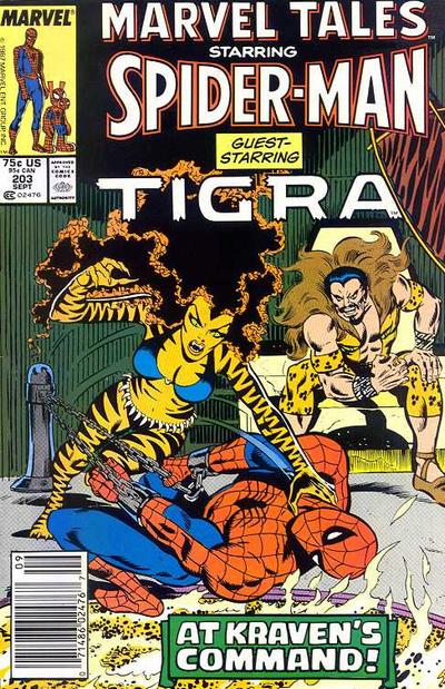 Cover for Marvel Tales (Marvel, 1966 series) #203 [Newsstand]