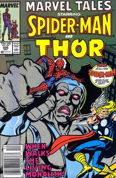 Cover for Marvel Tales (Marvel, 1966 series) #206 [Newsstand]