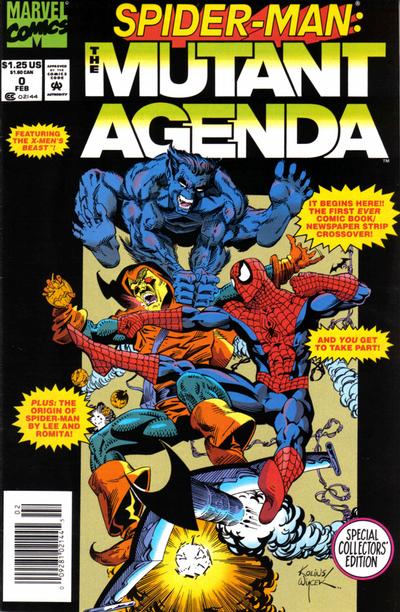 Cover for Spider-Man: The Mutant Agenda (Marvel, 1994 series) #0 [Direct]
