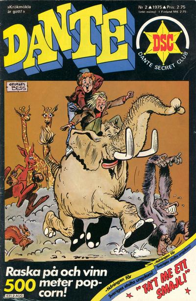 Cover for Dante (Semic, 1975 series) #2/1975