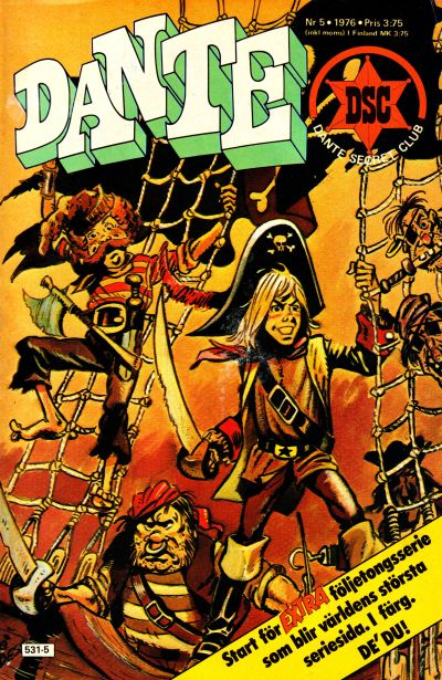Cover for Dante (Semic, 1975 series) #5/1976