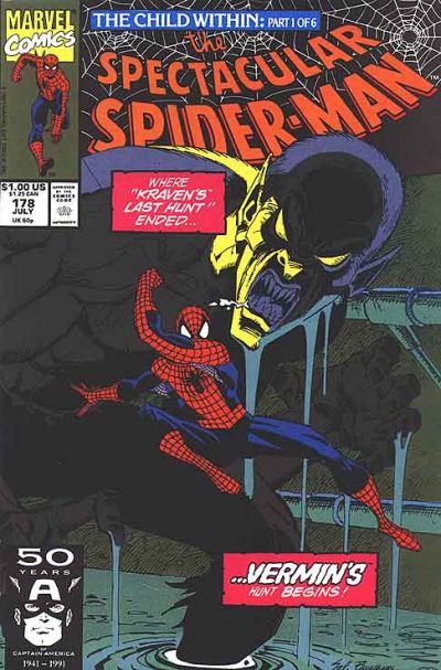 Cover for The Spectacular Spider-Man (Marvel, 1976 series) #178 [Direct]