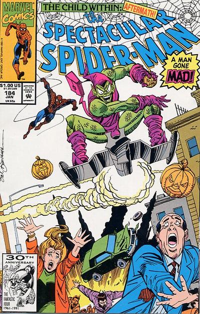 Cover for The Spectacular Spider-Man (Marvel, 1976 series) #184 [Direct]