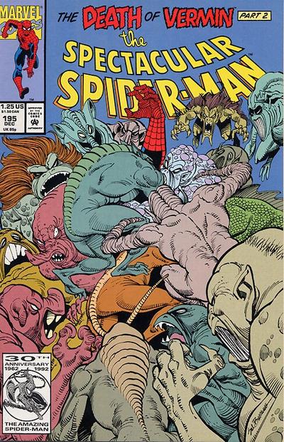 Cover for The Spectacular Spider-Man (Marvel, 1976 series) #195 [Direct]