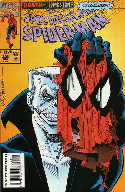 Cover for The Spectacular Spider-Man (Marvel, 1976 series) #206 [Direct Edition]