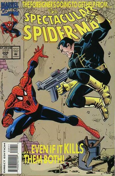 Cover for The Spectacular Spider-Man (Marvel, 1976 series) #209 [Direct Edition]