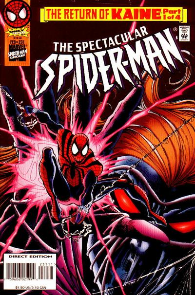 Cover for The Spectacular Spider-Man (Marvel, 1976 series) #231 [Direct Edition]