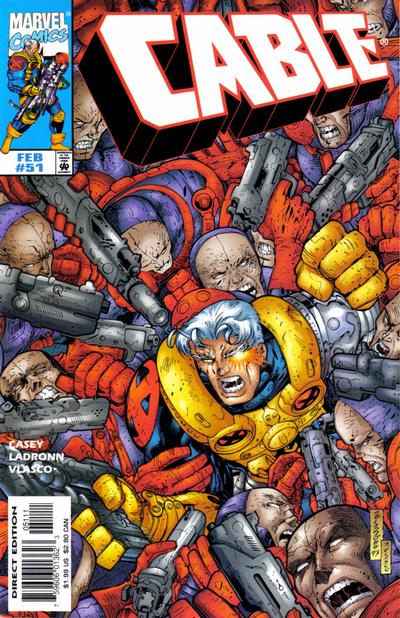 Cover for Cable (Marvel, 1993 series) #51 [Direct Edition]