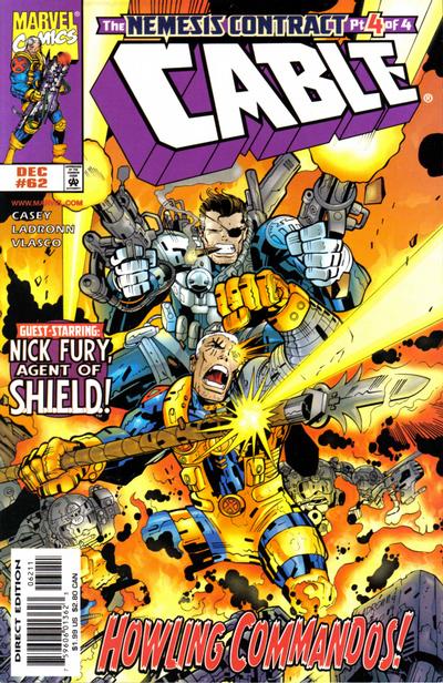 Cover for Cable (Marvel, 1993 series) #62 [Direct Edition]